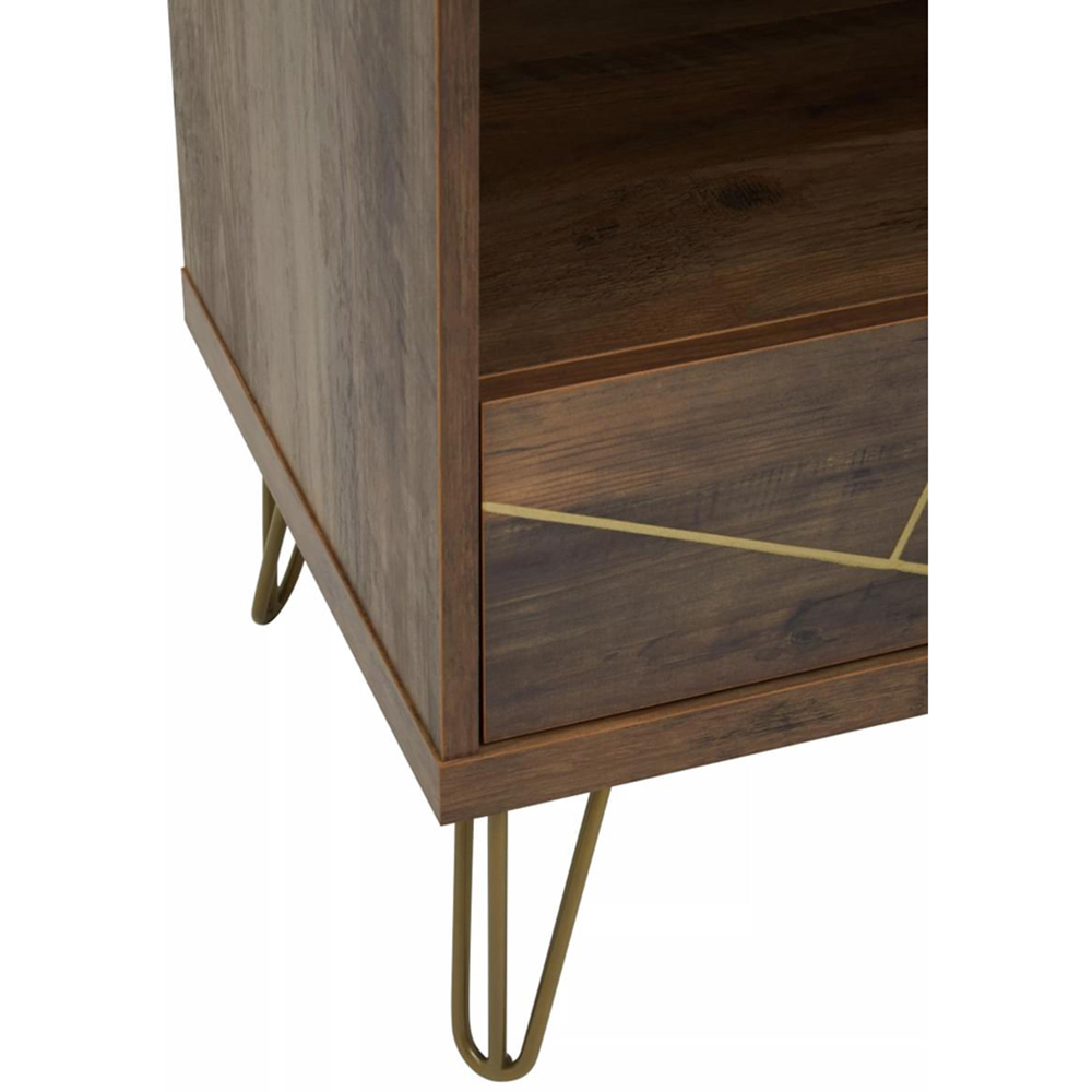 Premier Housewares Flori Single Drawer 3 Bookshelf Image 8