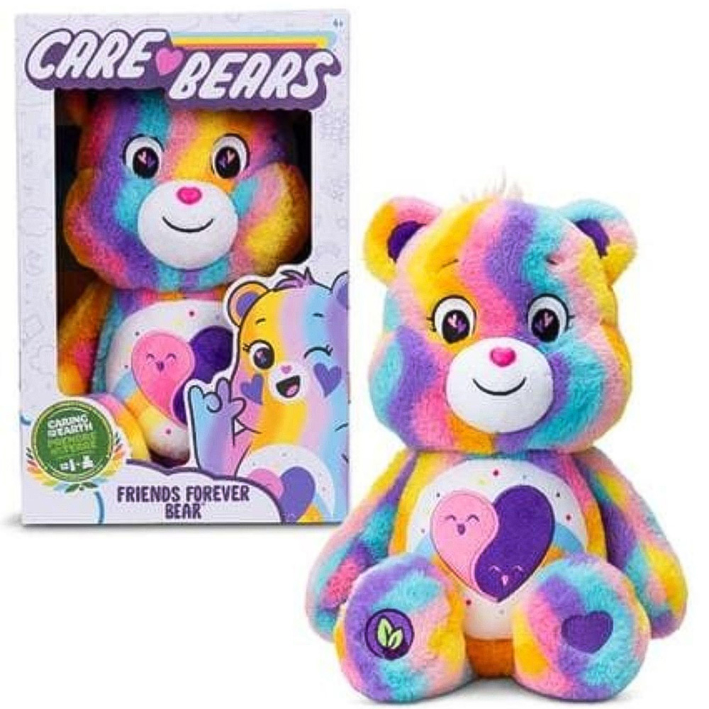 Basic Fun Care Bears Medium Plush Friends Forever Bear Soft Toy 35cm Image 4