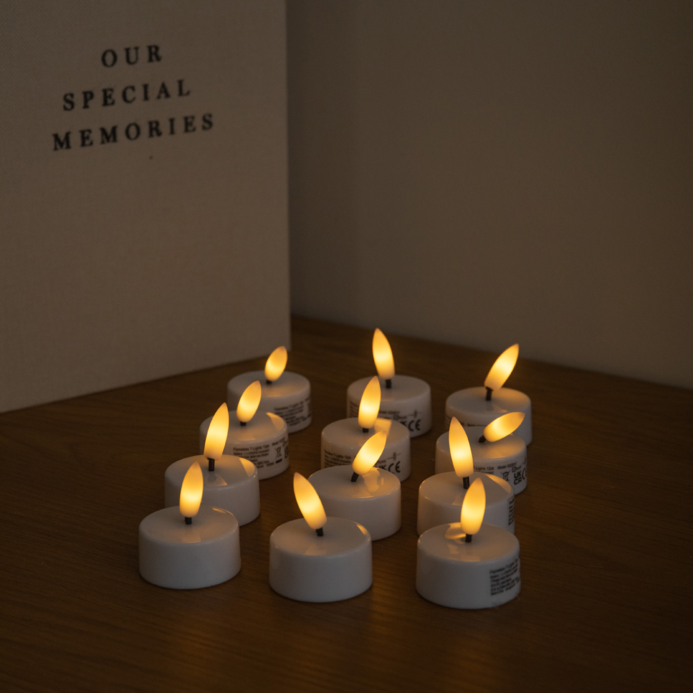 Samuel Alexander Flameless LED Tealight Candle 12 Pack Image 9