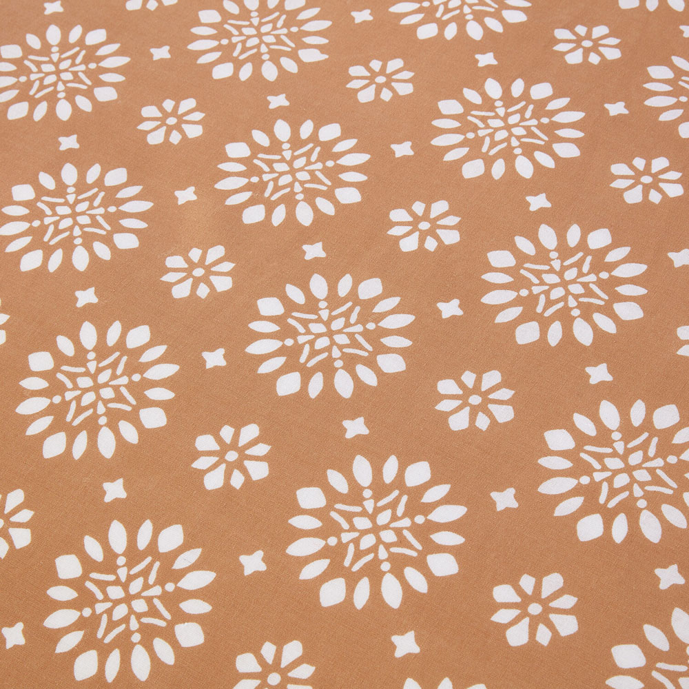 Sierra Geo Duvet Set Ochre Single Image 5