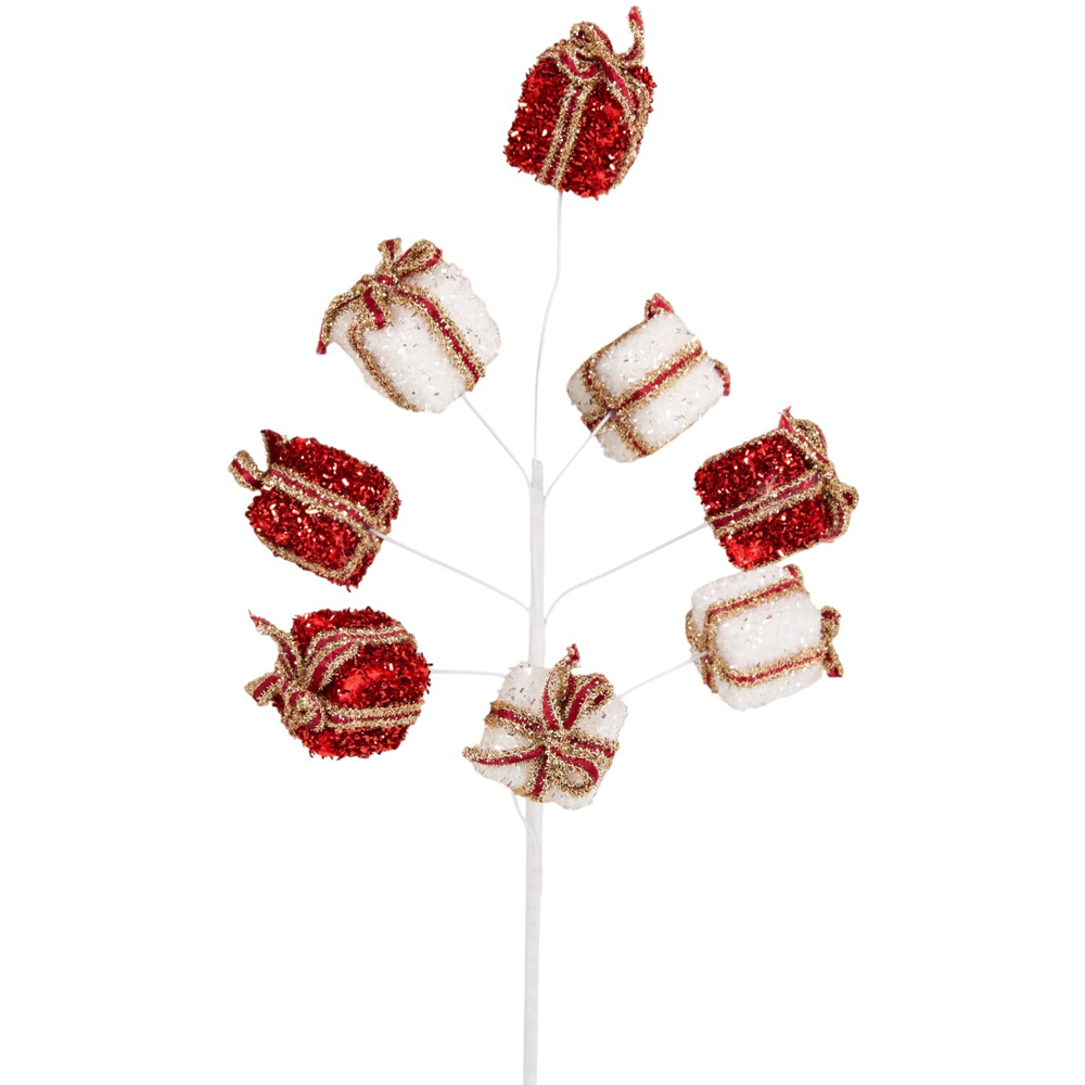 Glitter Tinsel Present Pick Image 2