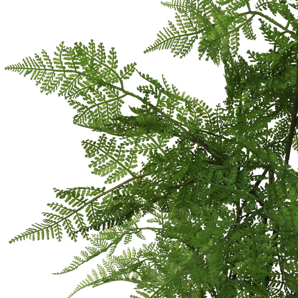 Botanik Natural Look Moss Fern Artificial Plant in Copper Planter 4.9ft Image 7