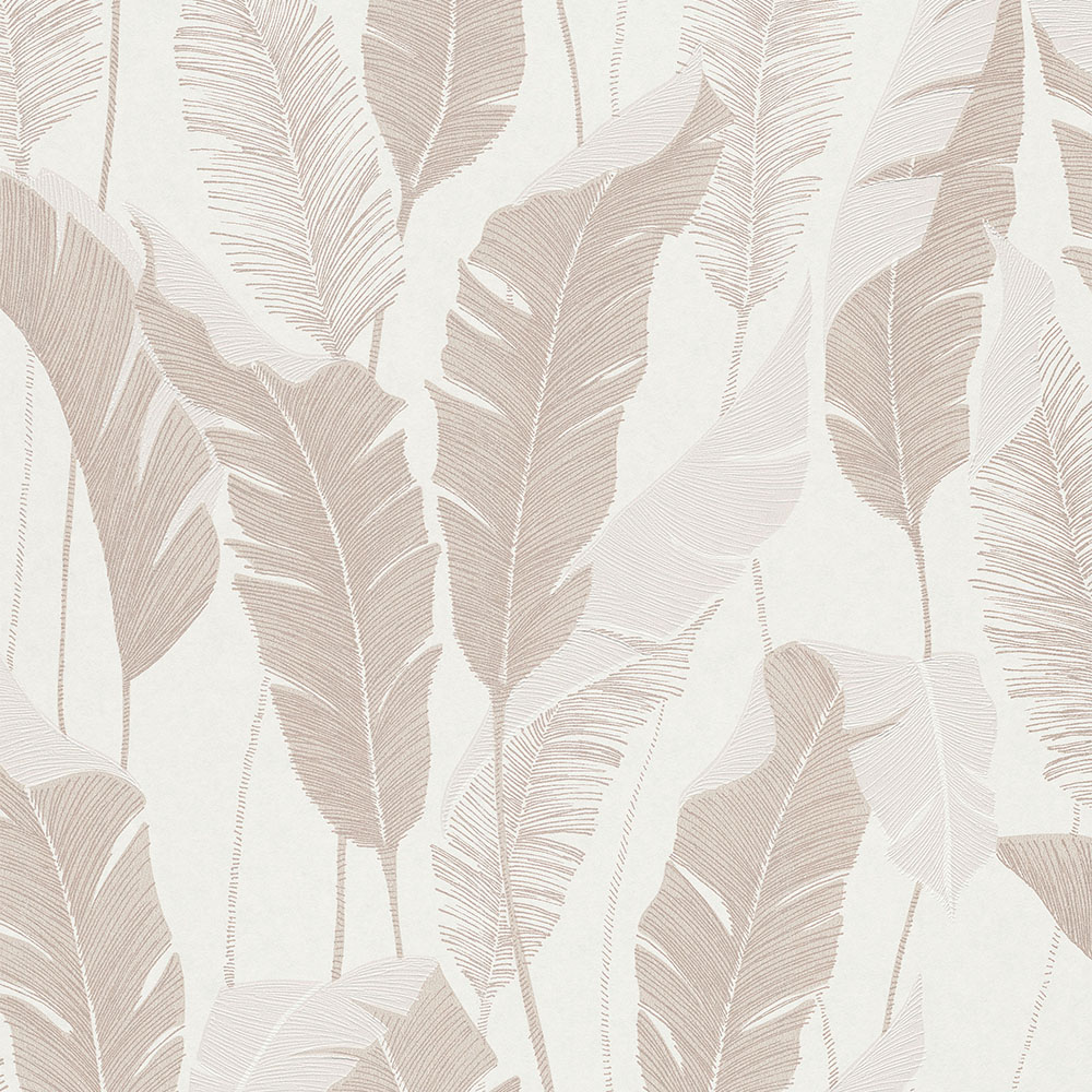 Erismann Arwen Leaf Creme PVC Free Wallpaper Image 1