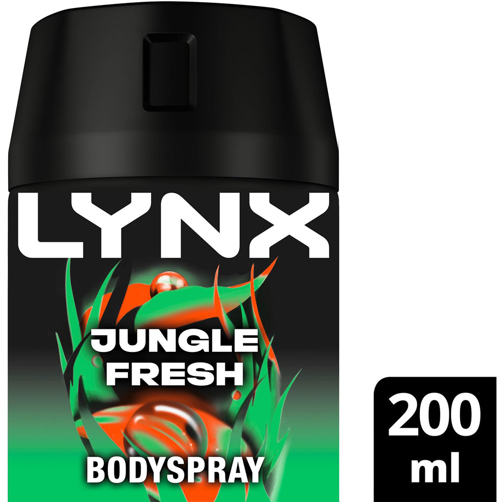 Lynx Body Spray Jungle Fresh 48H High Definition Fragrance Deodorant Spray 200ml 18 Pack Image 4