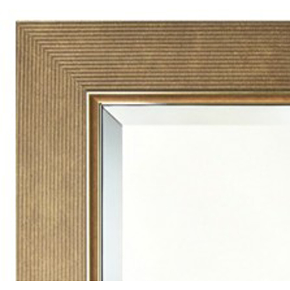 Bronze Bevelled Square Mirror Image 3