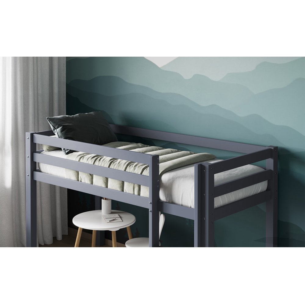 Flair Elara Grey Shorty Wooden Mid Sleeper Image 2