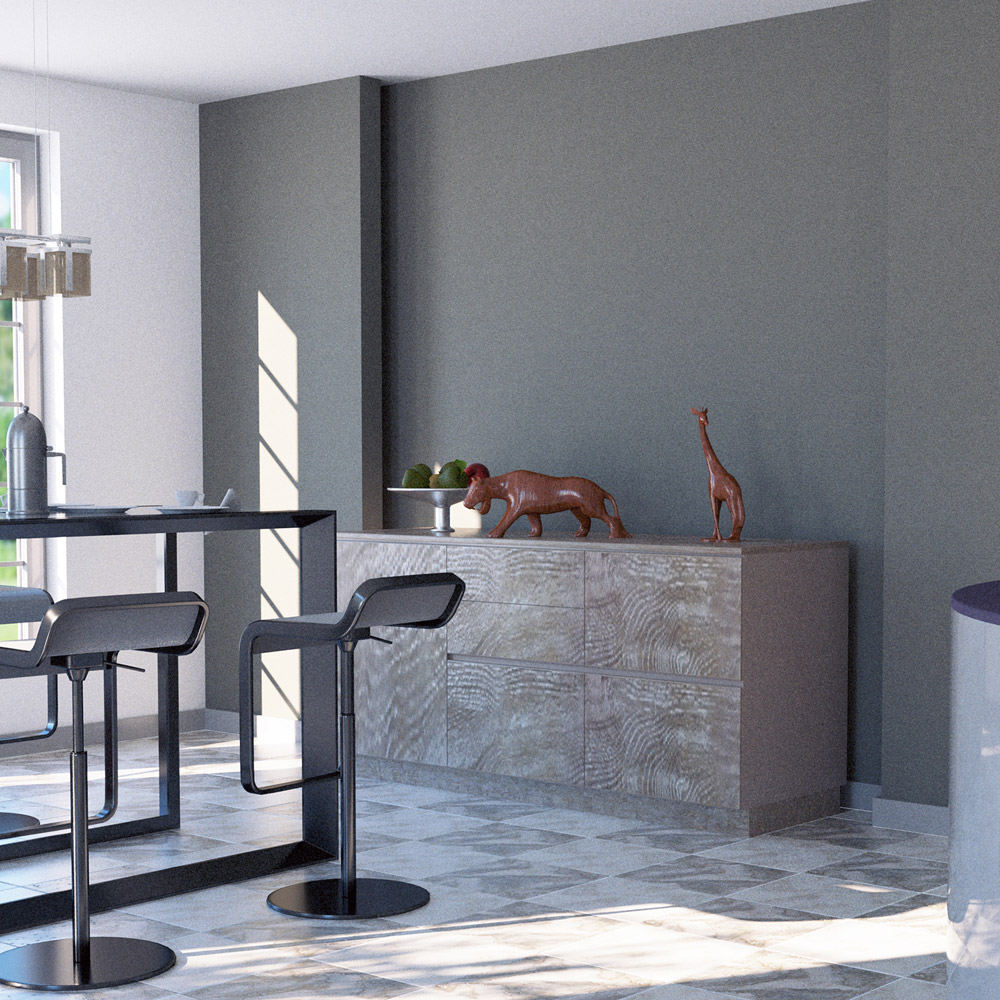 Arthouse Calico Plain Gunmetal Wallpaper Image 3