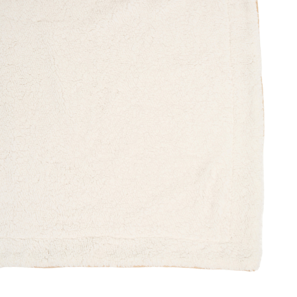 Gingerbread Man Embossed Fleece Throw Natural Image 6