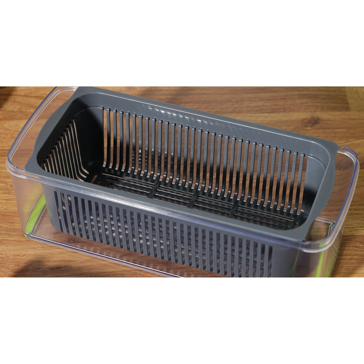 MY Vegetable Cutting Chopper - Grey and Green Image 2