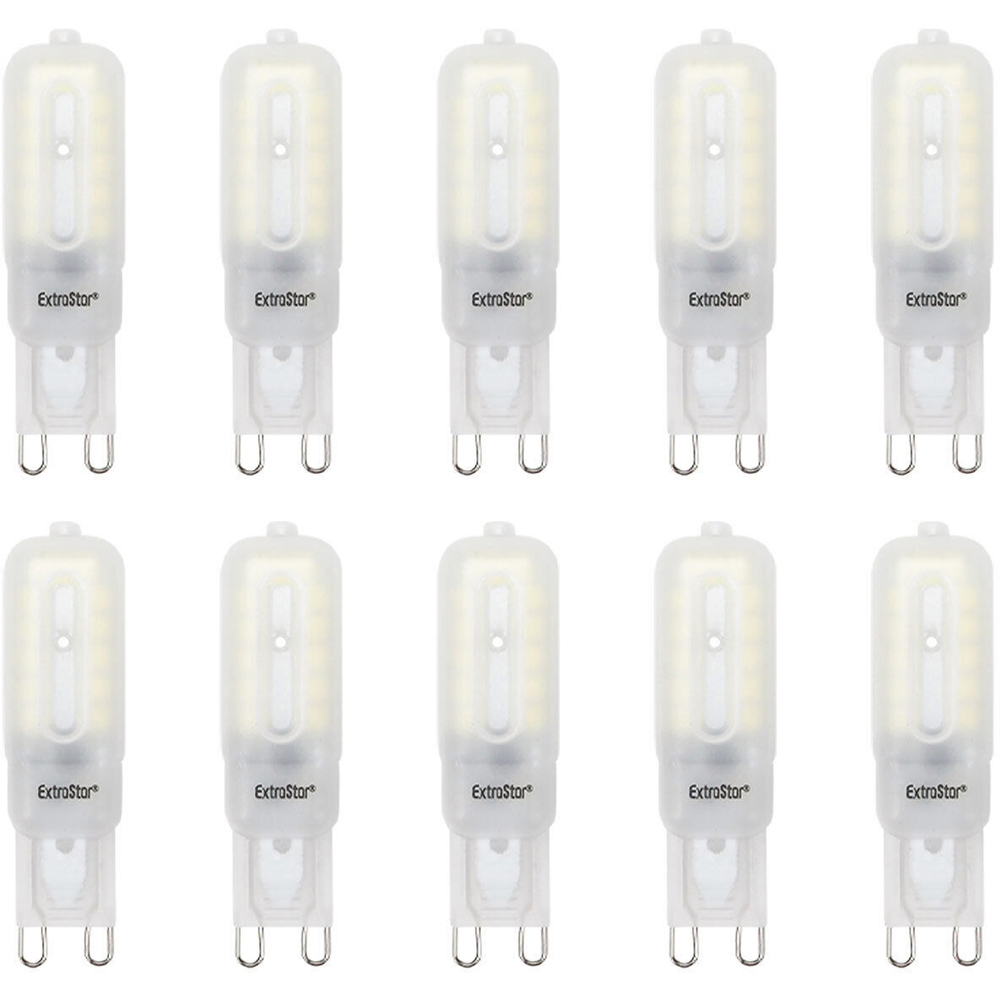 ExtraStar 10 Pack G9 3.5W Daylight Mini LED Bulb Image 1