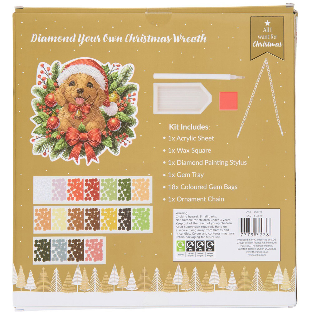 Diamond Your Own Christmas Wreath Kit Image 3