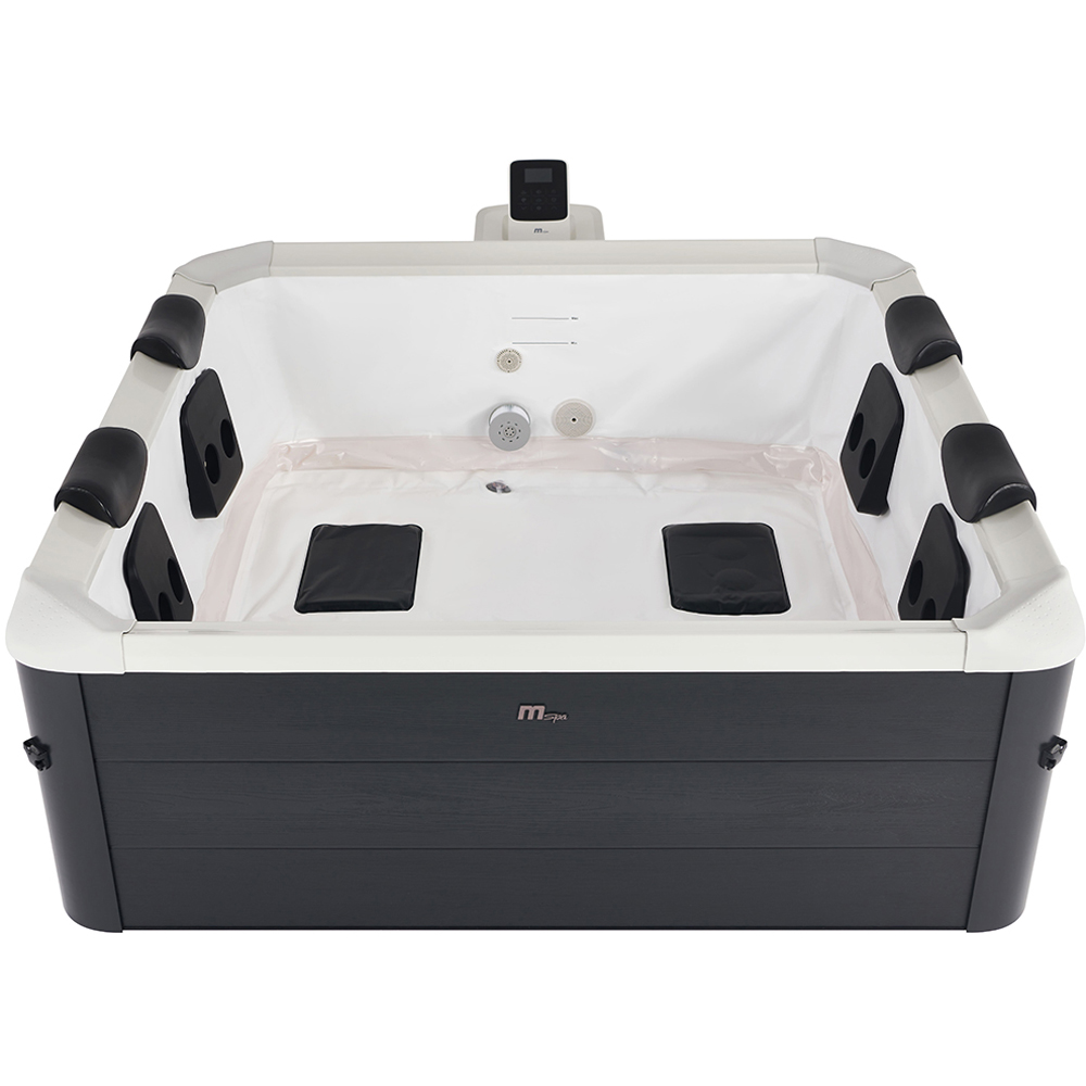 MSpa Oslo Aero Plus 4 Person Grey Inflatable Hot Tub with Smart App Control Image 1