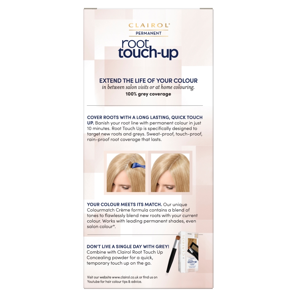 Clairol Root Touch-Up Light Blonde 9 Permanent Hair Dye Image 3