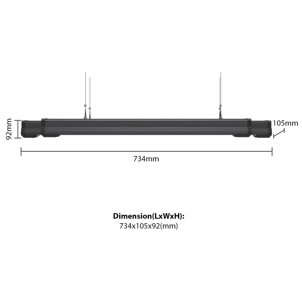ENER-J LED Industrial Linear Highbay 100W Image 8