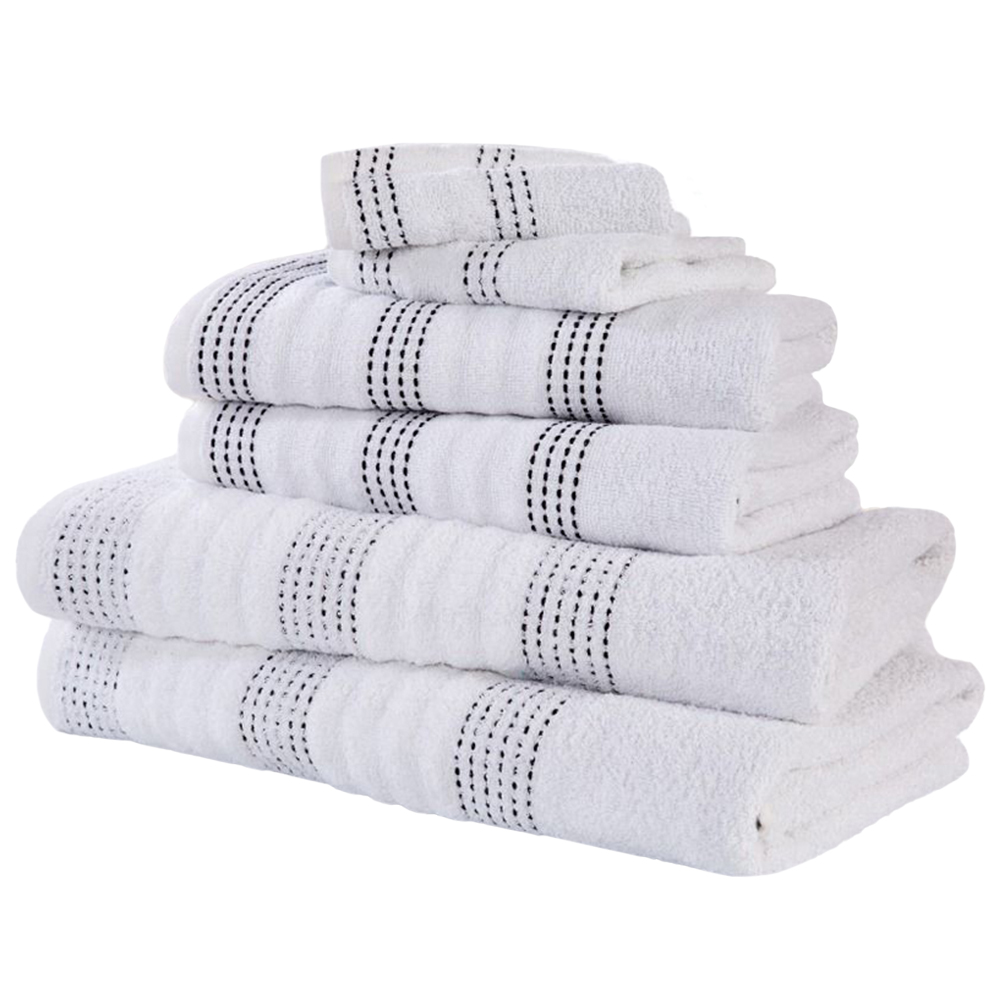 Rapport Home Spa Super Soft and Absorbent Cotton White Hand Towel Image 1
