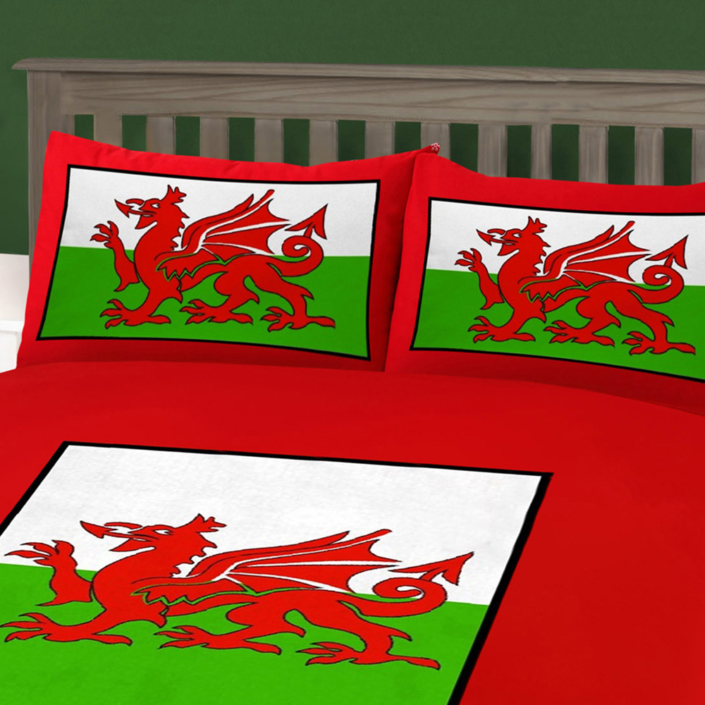 Velosso Single Multicolour Welsh Dragon Duvet Cover Set Image 2