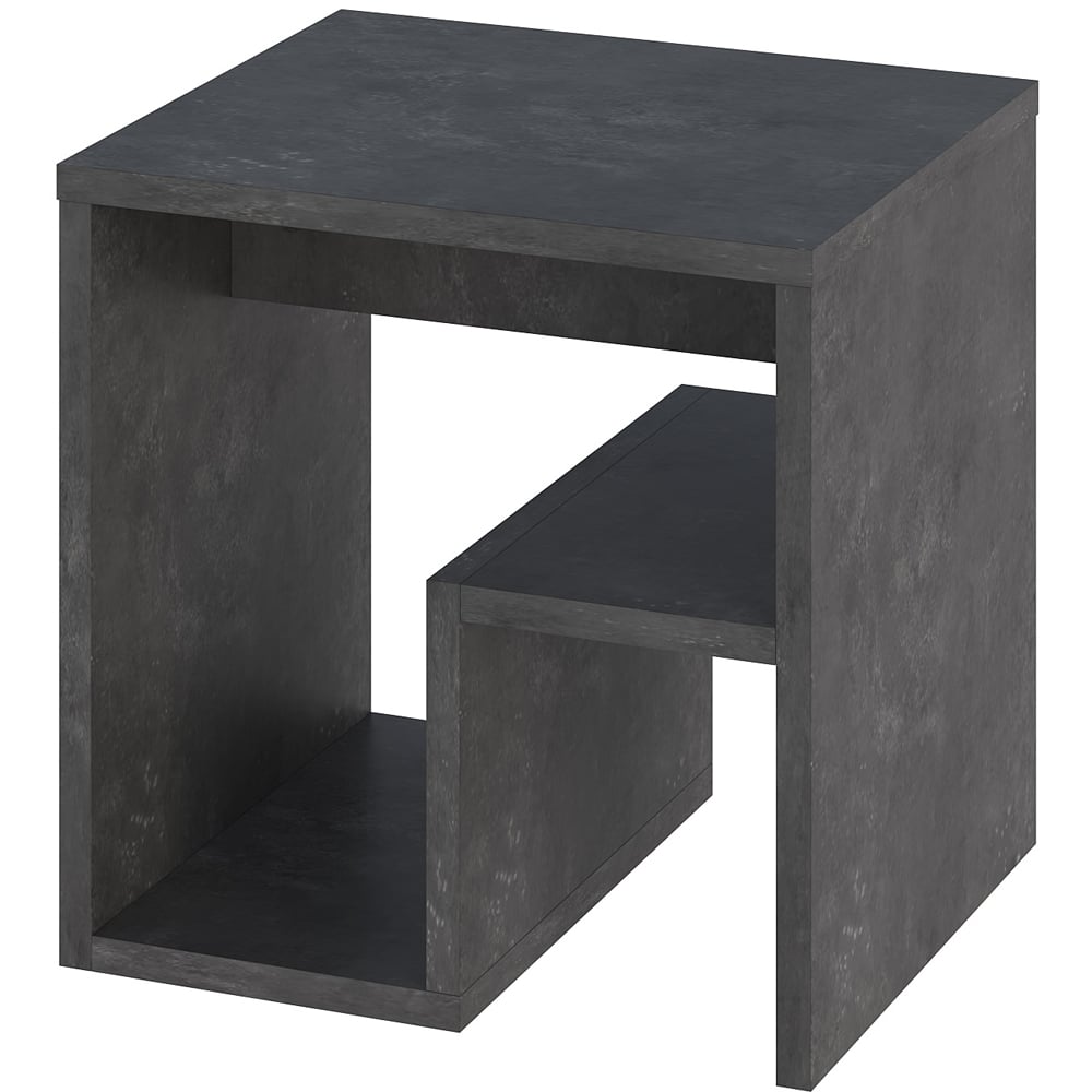 Decortie Bon Retro Grey Modern Side Table Image 2