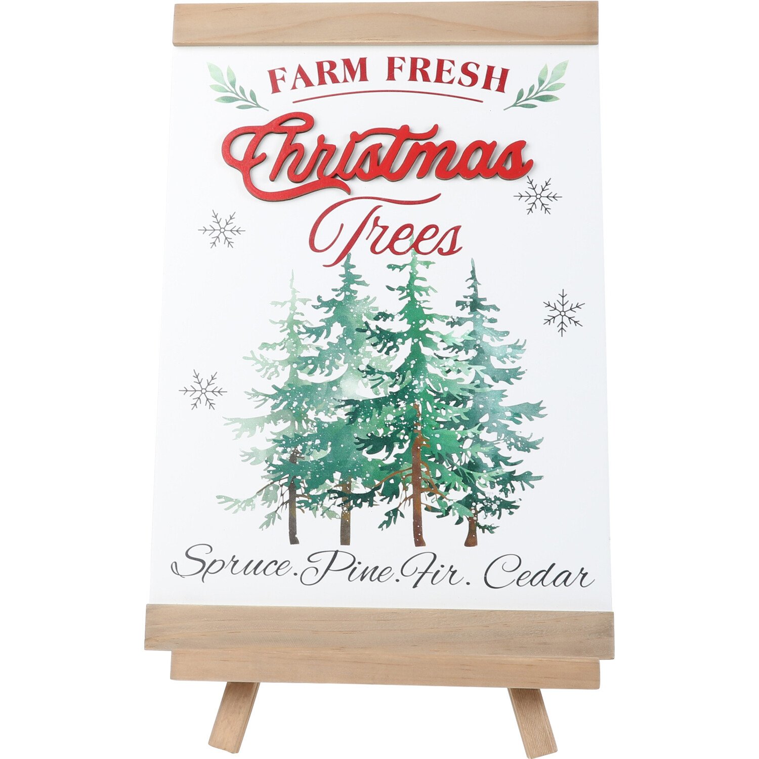 Farm Fresh Christmas Tree Sign Image 1