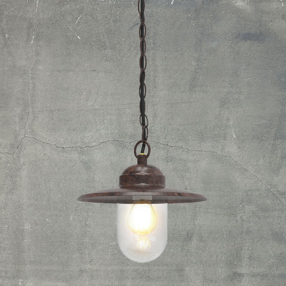 Nordlux Luxembourg Rusty Outdoor Pendant Light Image 2