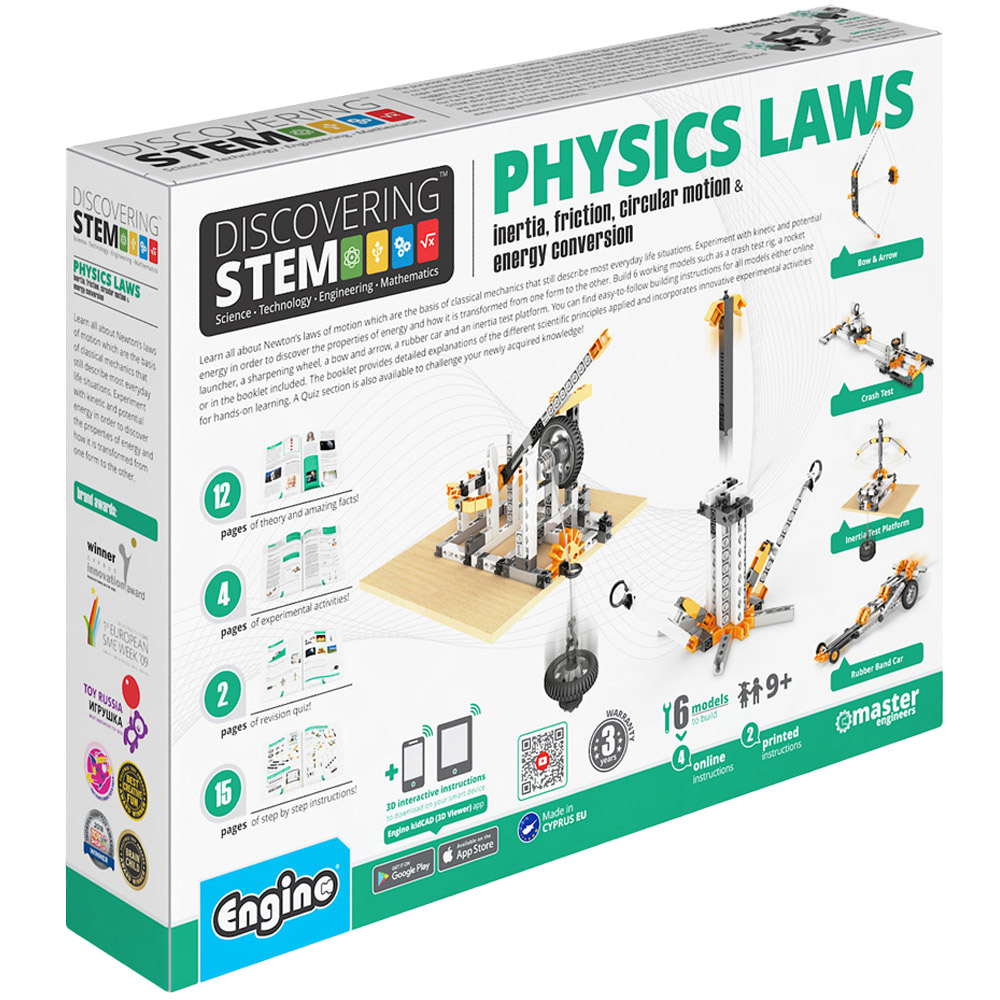 Engino Stem Newtons Laws and Inclined Planes Building Set Image 1
