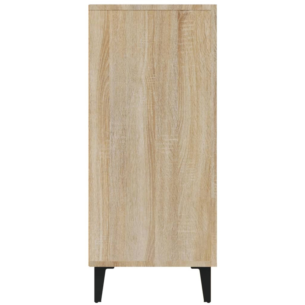 vidaXL 3 Door Sonoma Oak Sideboard Image 5
