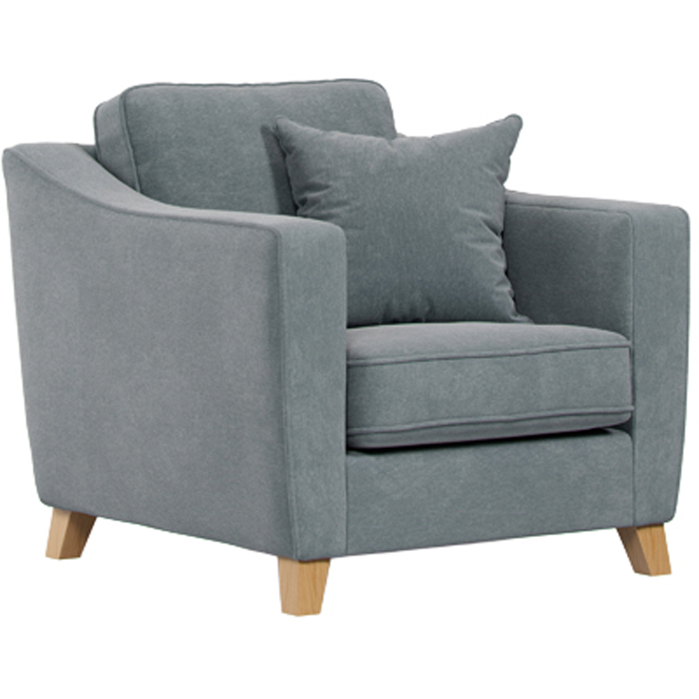 Marlon City Denim Armchair Image 2
