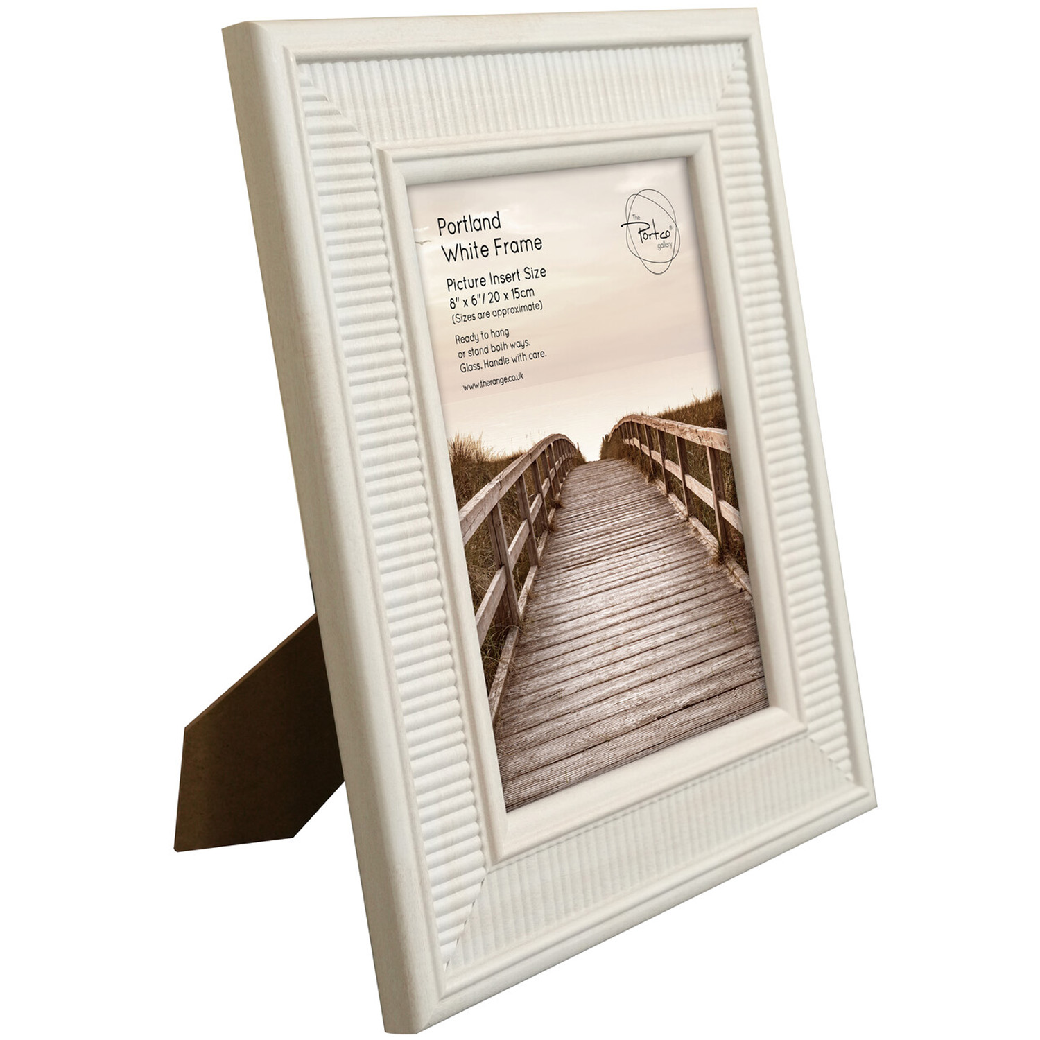 The Port. Co Gallery Portland White Photo Frame 8 x 6 inch Image 2