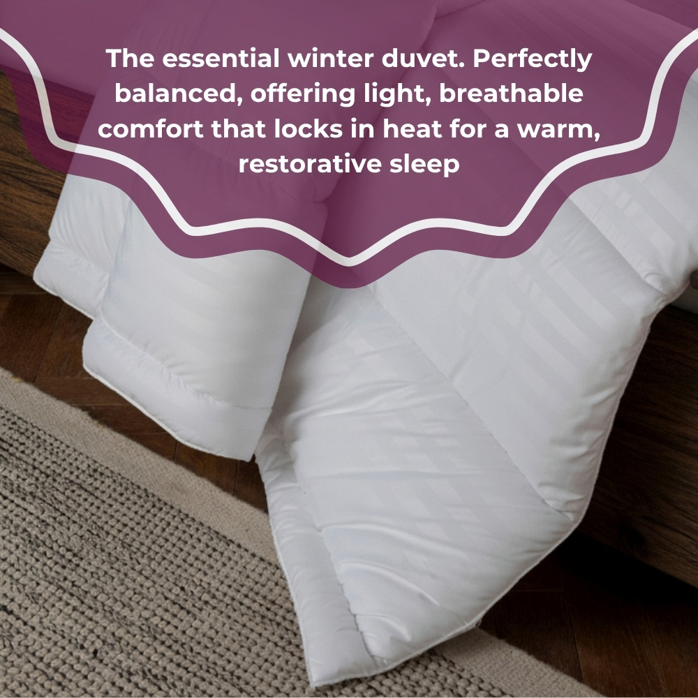 MHG Living Single White Ultra Warm Winter Hollowfibre Duvet 18 Tog Image 4