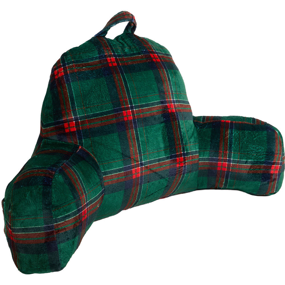 Tartan Check Cuddle Chair Green Image 8