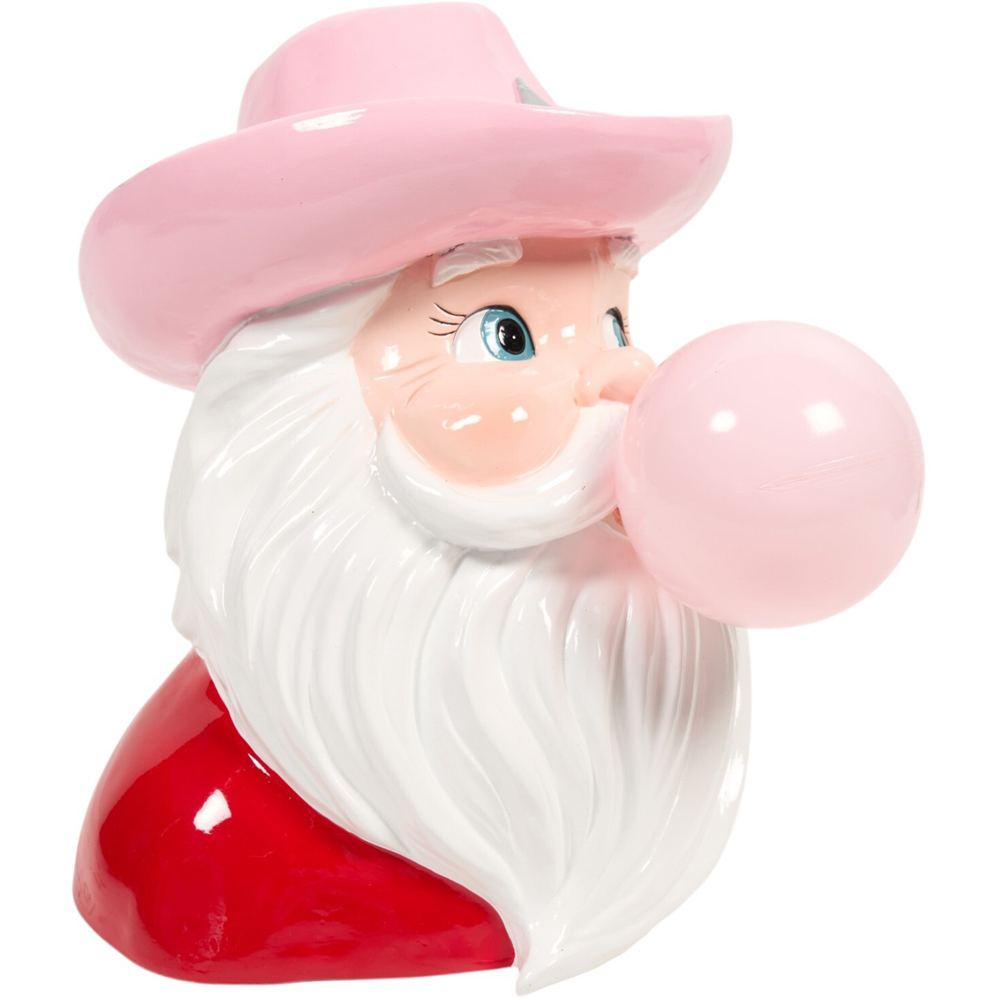 Light Up Bubblegum Santa Decoration Image 1