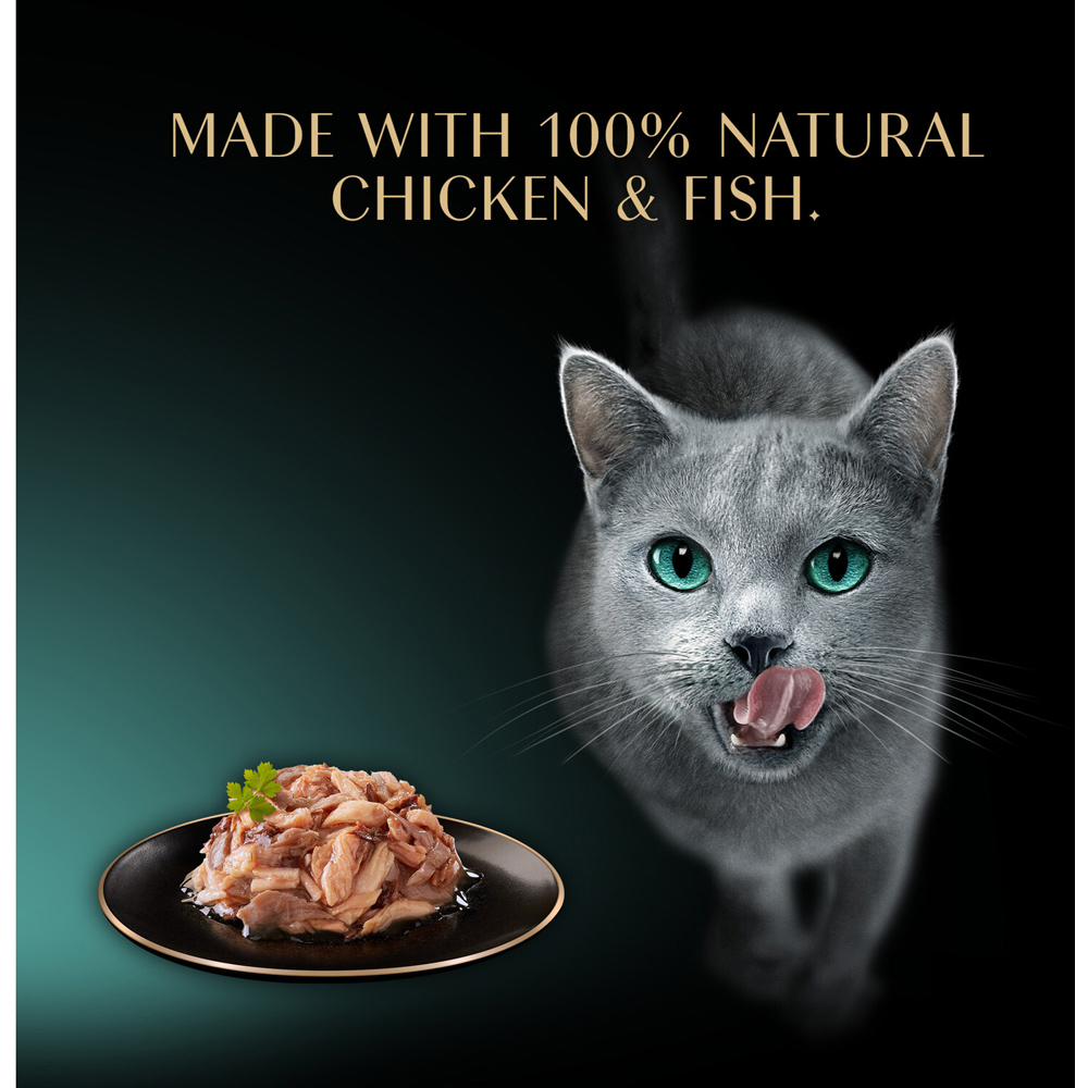 Pack of 6 Sheba Fillets Selection Cat Food Chicken, Shrimp, Salmon and Tuna Image 5