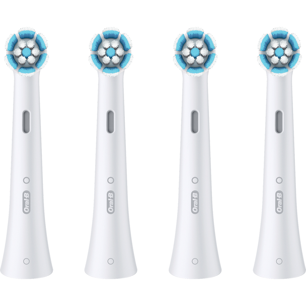 Oral-B iO Gentle Clean Care White Toothbrush Refill Head 4 Pack Image 3