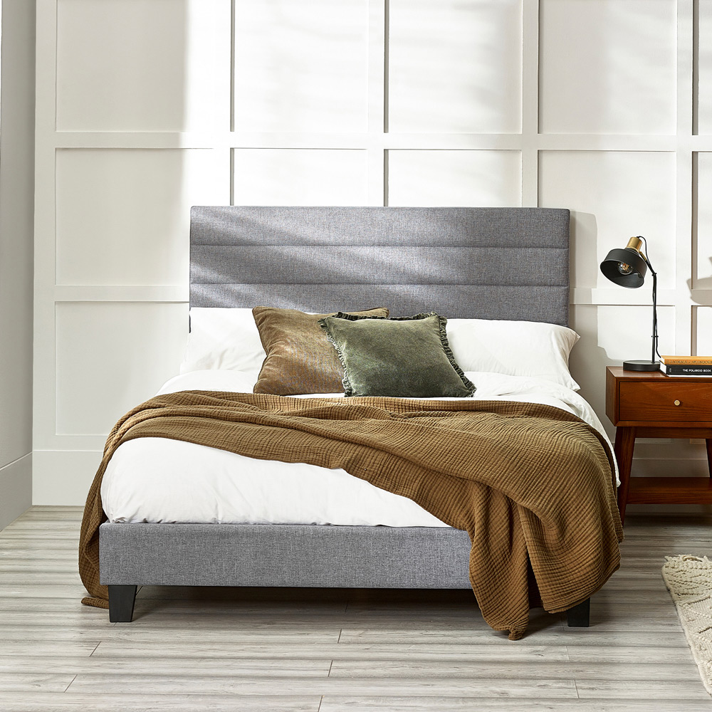 Julian Bowen Merida Single Grey Bed Frame Image 7