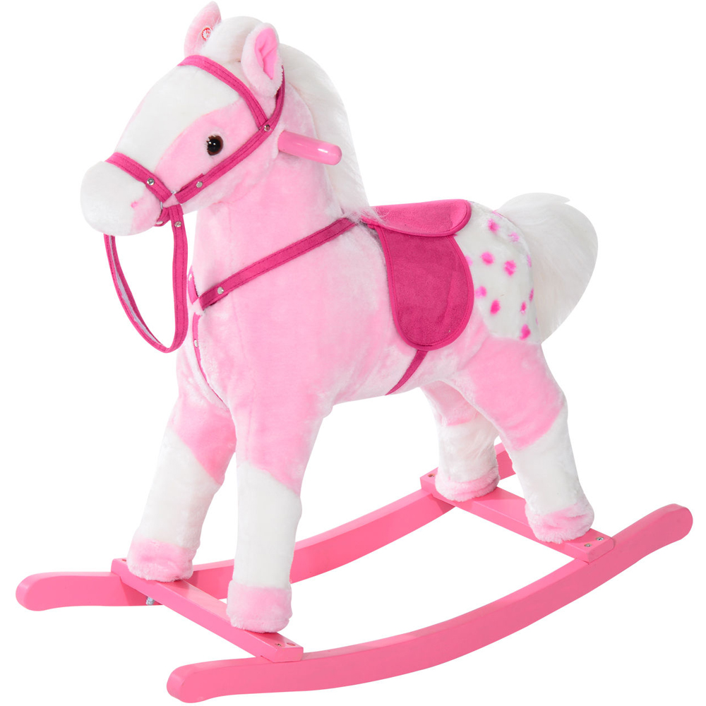 Tommy Toys Rocking Horse Pony Toddler Ride On Pink Image 1