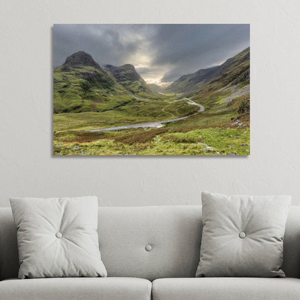 Benjamin Tate Design Print 30 Highlands Canvas 61 x 41cm Image 3
