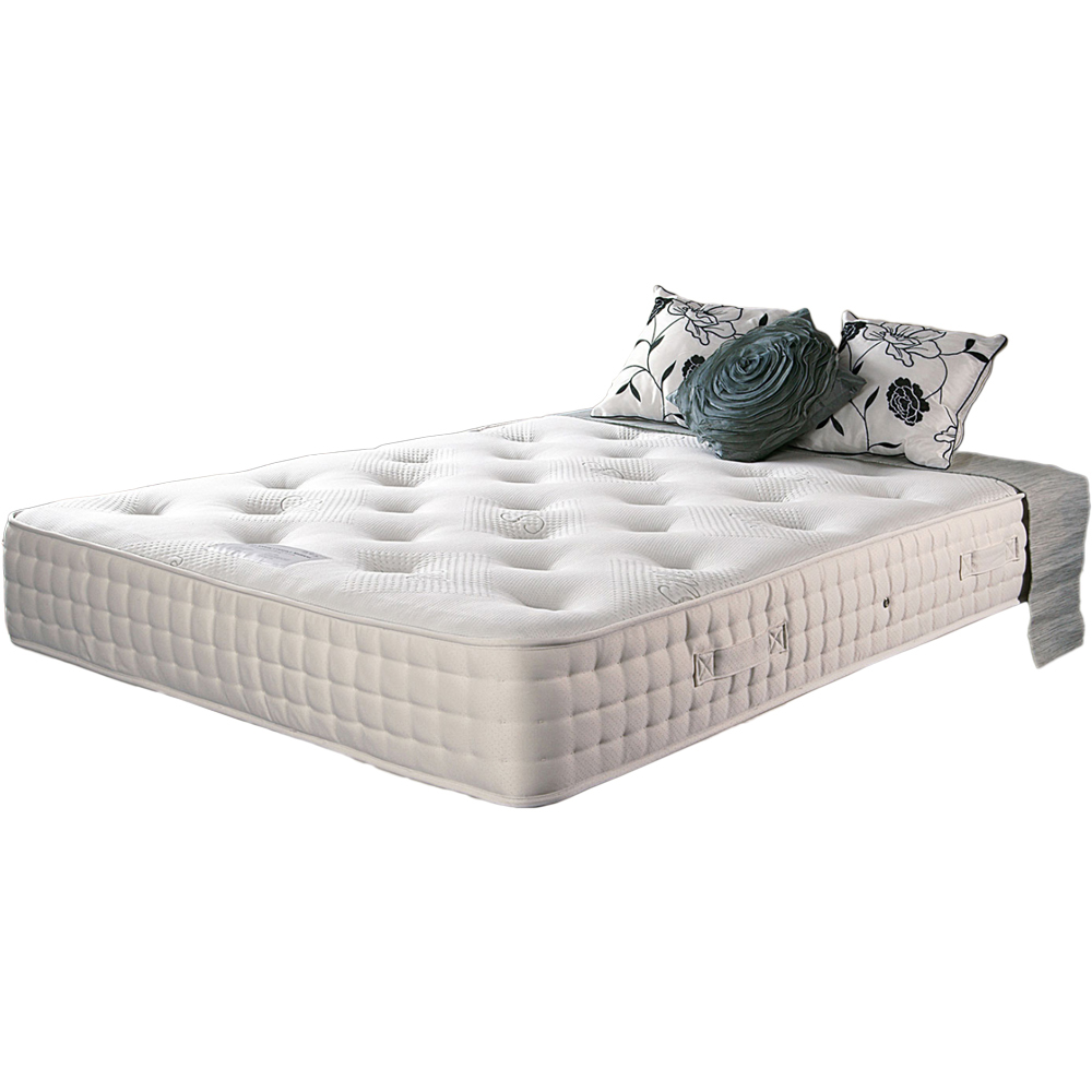 Eleganza Home Leonardo Super King Size Tufted Medium Firm Pocket Spring Mattress Image 1
