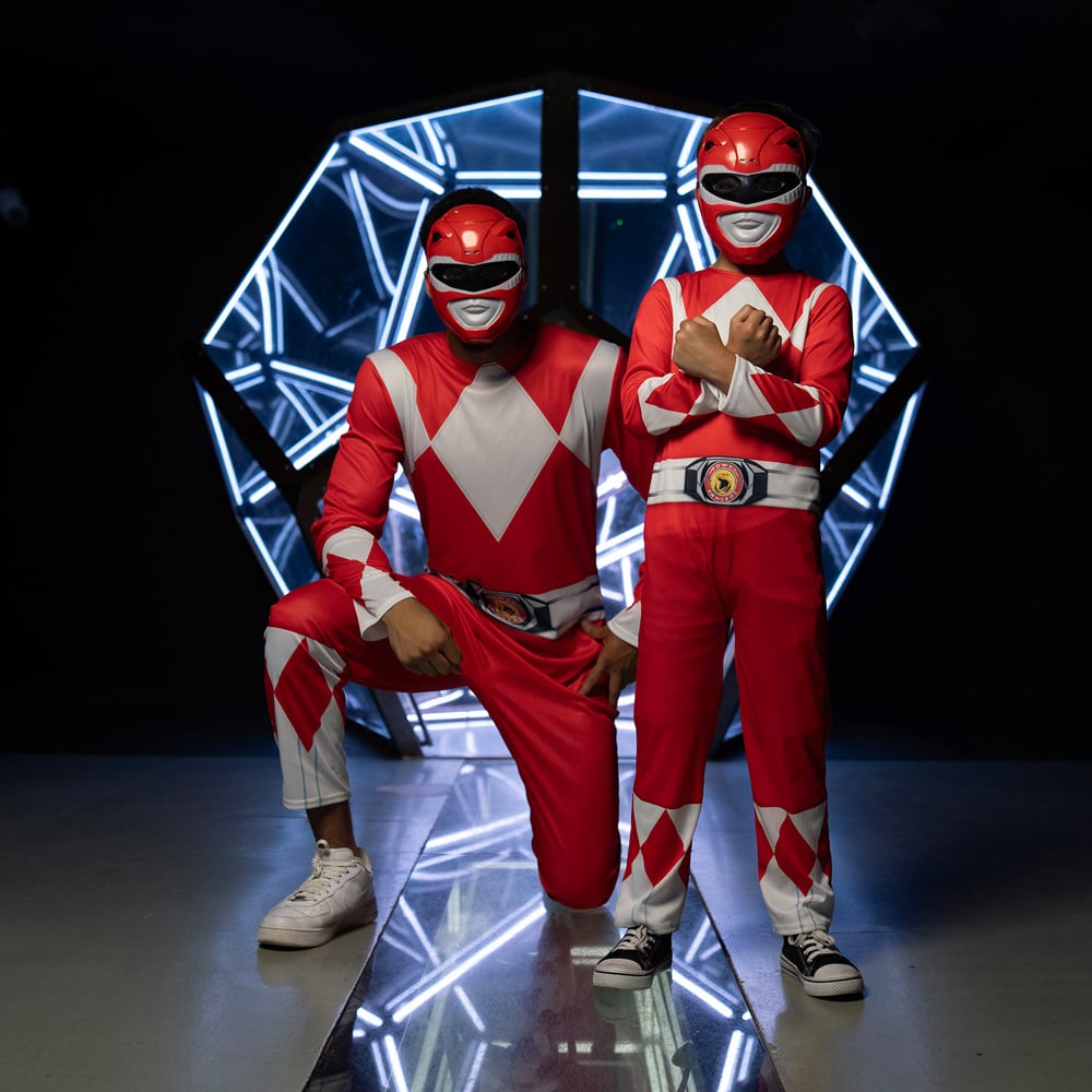 Power Rangers Mighty Morphin Red Ranger Adult Costume Medium Image 8