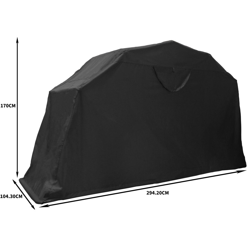 Monster Shop Black Large Motorbike Tent Image 2