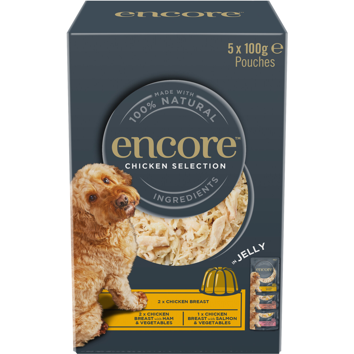 Encore Wet Dog Pouches in Jelly Wilko