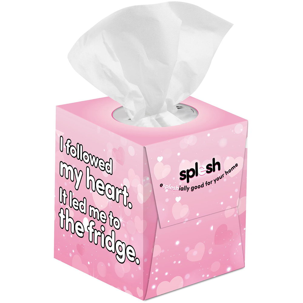 Splesh 3-Ply Ultra Soft Facial Tissue Box 24 Pack Image 2