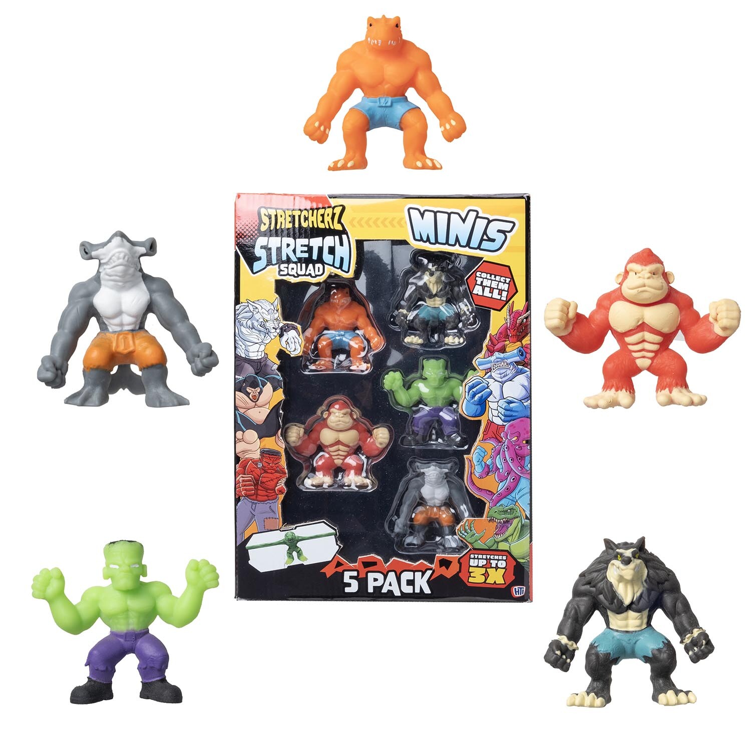 5 Pack Stretch Squad Minis - Yellow Image 6