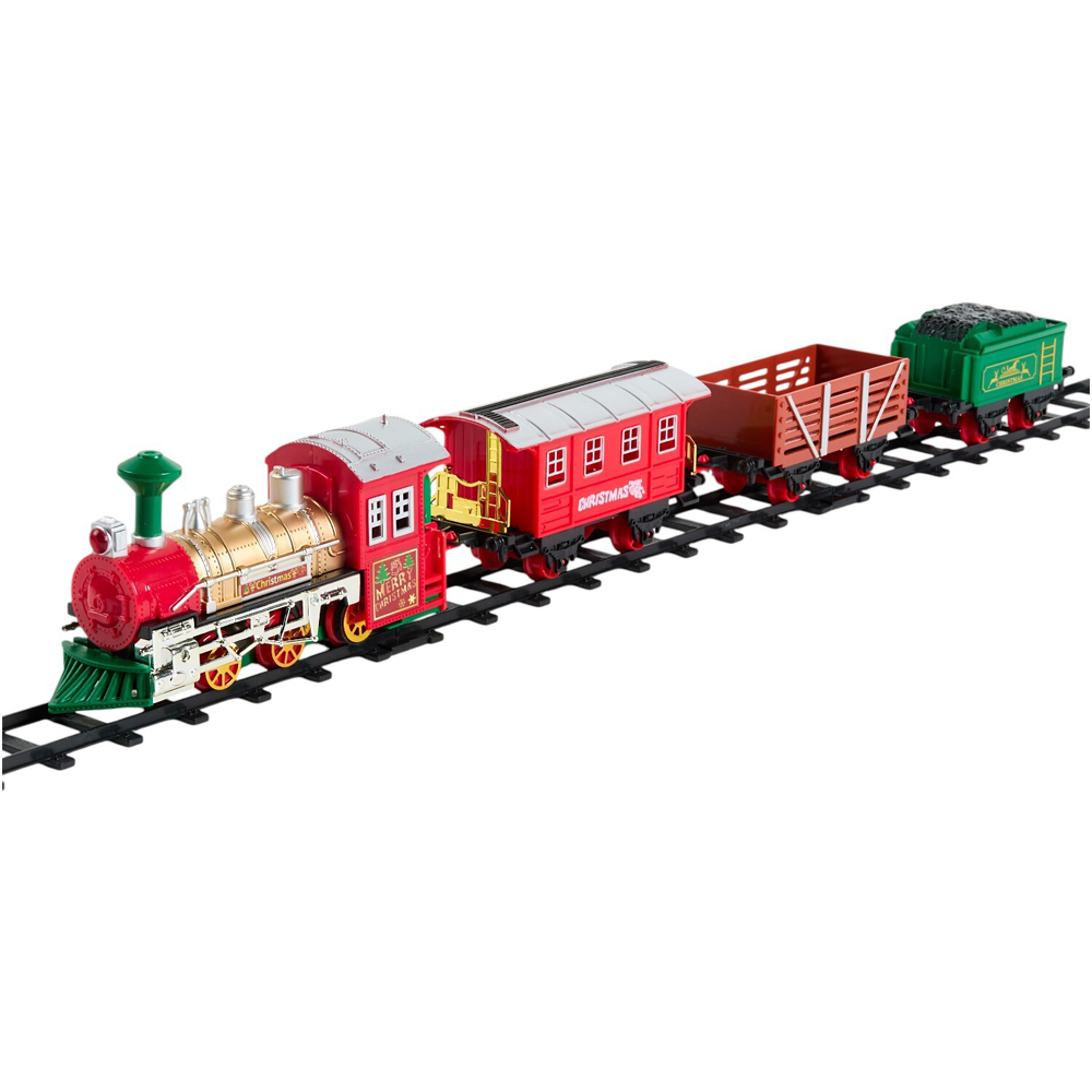 Musical Christmas Train Set Image 6