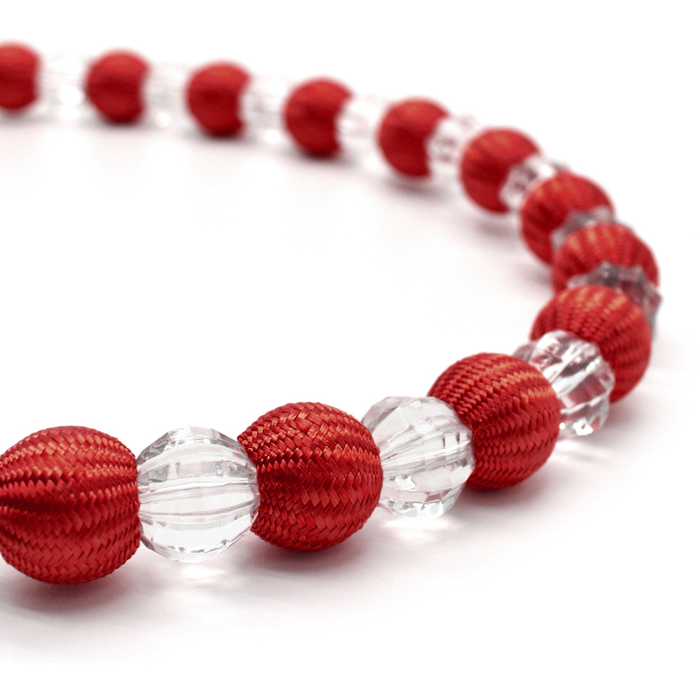 Intimates Krystal Red Crystal-Effect Beaded Curtain Tieback 2 Pack Image 2