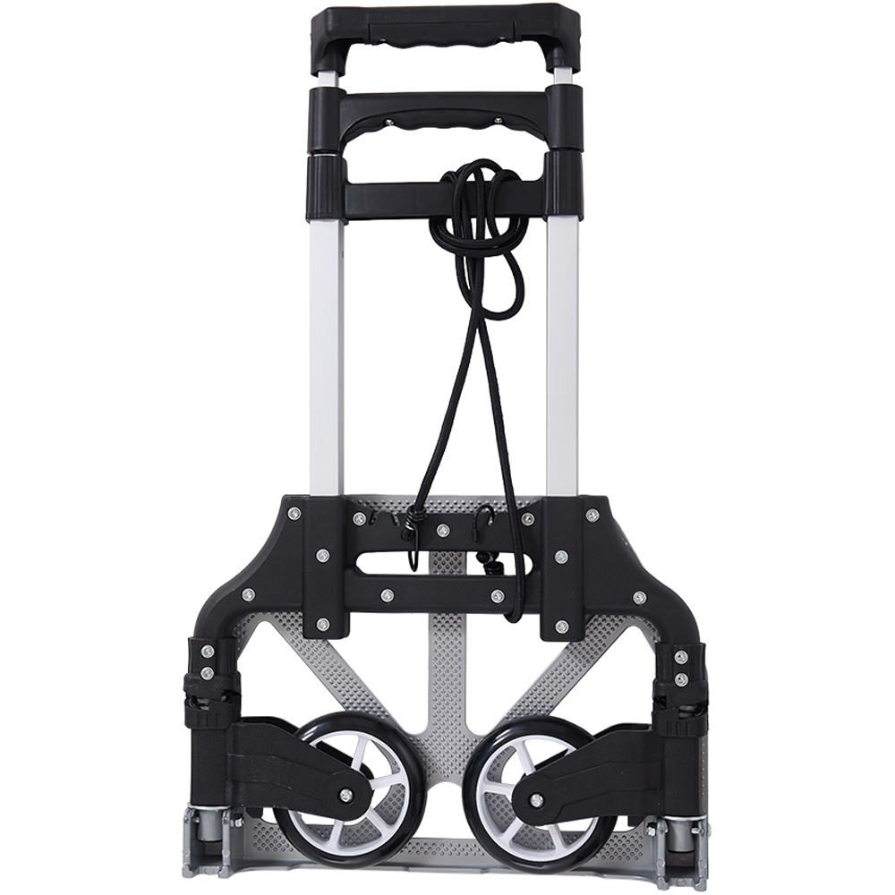 Living and Home Aluminium Alloy Folding Hand Truck with Bungee Cord 75kg Image 2