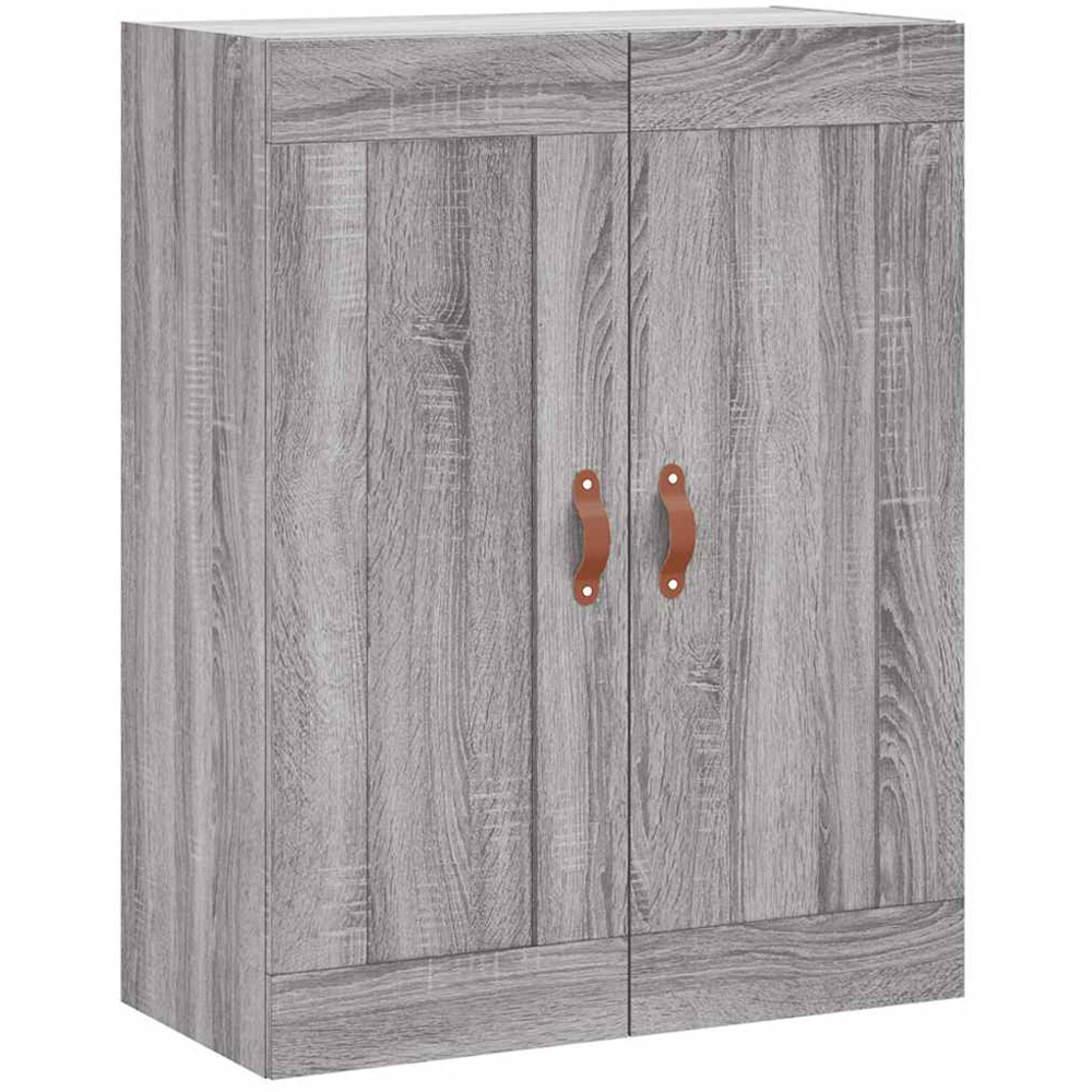 vidaXL 2 Door Grey Sonoma Wall Mounted Cabinet Set of 2 Image 5
