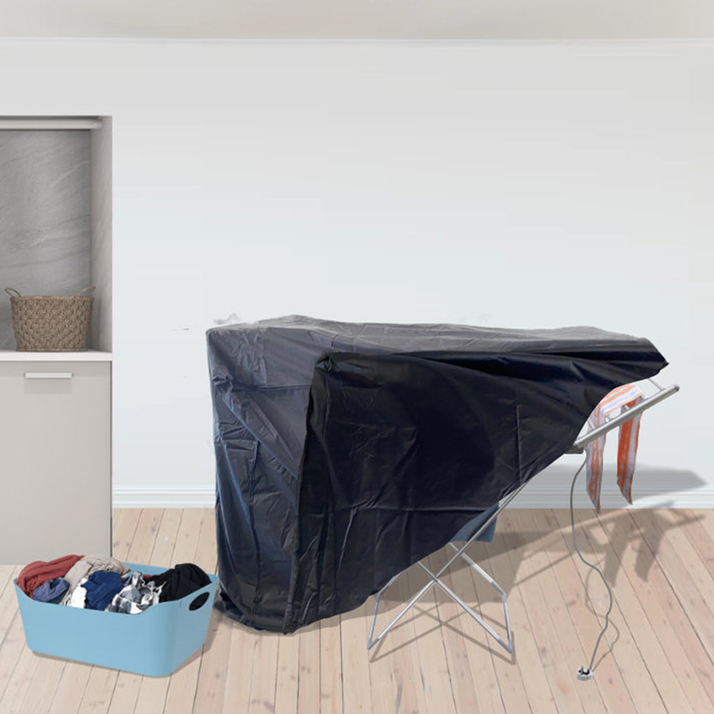 Groundlevel Winged Heated Electric Winged Airer with Cover Image 8