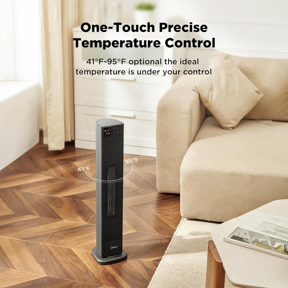 Midea Electric Portable Tower Heater with Remote 2000W Image 6