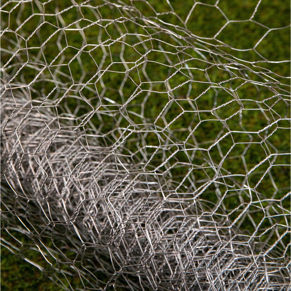 Samuel Alexander 5m Galvanised Chicken Wire Netting Image 5