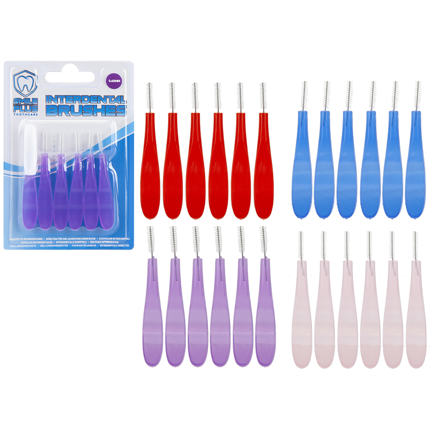 Pack of 6 Interdental Brushes Image