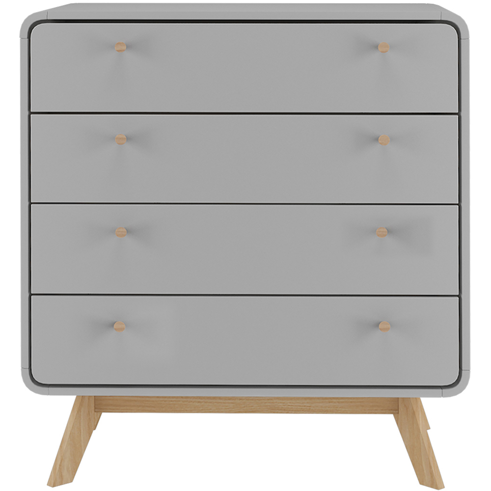 Loft24 Cassie 4 Drawer Grey Chest of Drawers Image 3